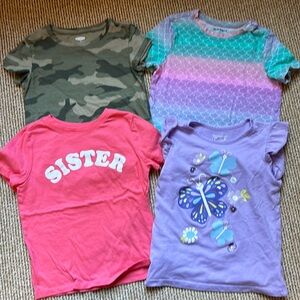 4 - Old Navy/ Children’s Place 5T short sleeve shirts
